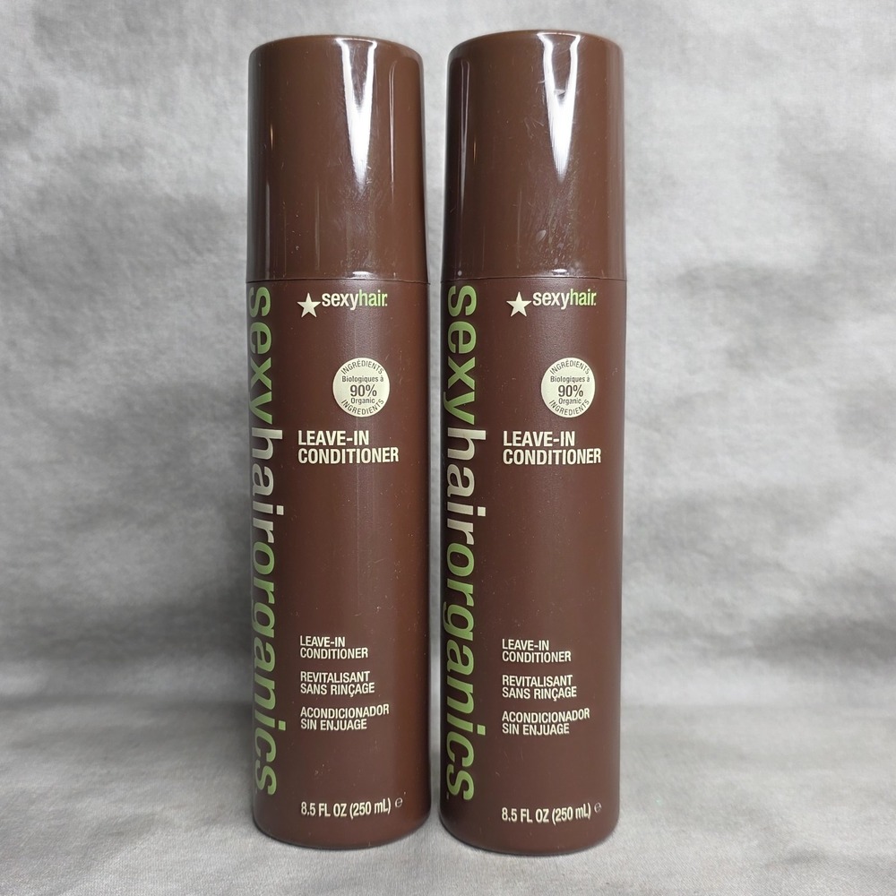 (X2) Sexy Hair Organics‎ Leave-In Conditioner 8.5 fl oz